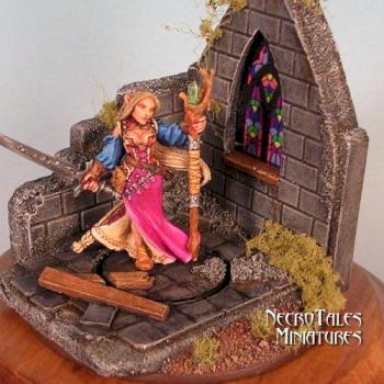 The Dreaded Pink Mage Chick by EArkham