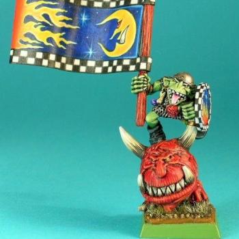 Goblin Standard Bearer by snoogens