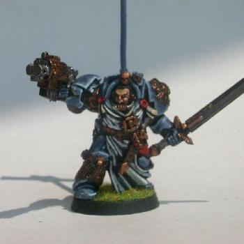 Space Marine Leader by DragonMRU