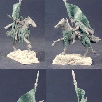 Wood Elf Standard Bearer #3 by vandoc