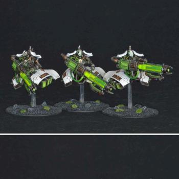 Necron heavy destroyers by Shi Vral