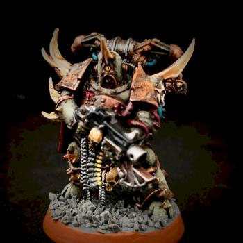 Plague Marine with Bolter by CriticalStatePatient