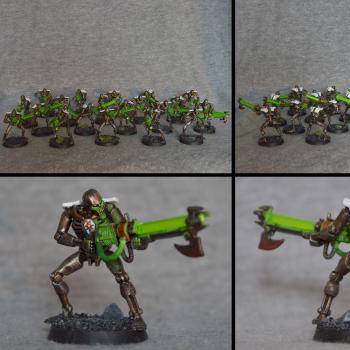 Necron warriors by Shi Vral