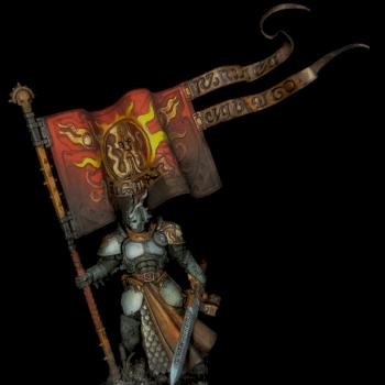 Knight-Vexillor with Banner of Apotheosis by J.Raven