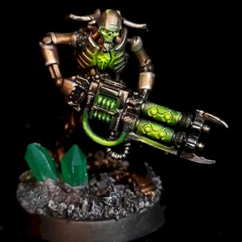 Necron Warrior by mr nobody116