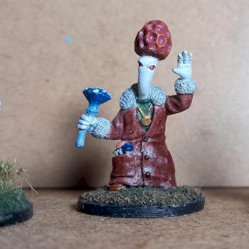 Mushiman wizards and archer by Shurath