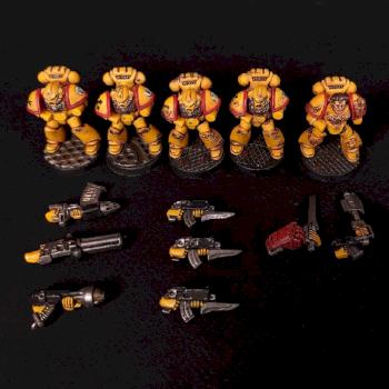 Imperial Fist Space Marine magnetized by dimoni777