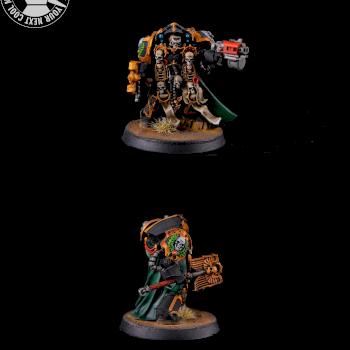 Warhammer 40k chaplain in termo armor by cool-minis.com