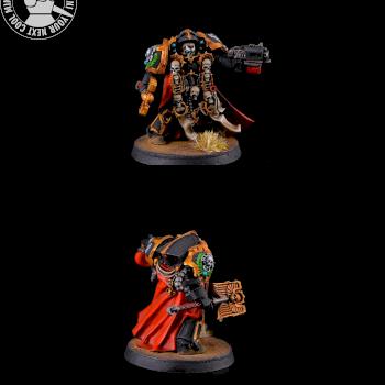 Warhammer 40k chaplain in termo armor by cool-minis.com