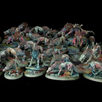 Soulbight Virkos direwolves army by lomarot