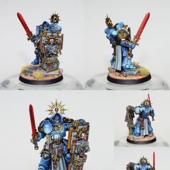 Indomitus Ultramarine Captain by random.painting