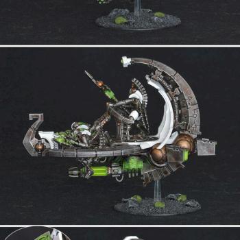 Necron catacomb command barge by Shi Vral