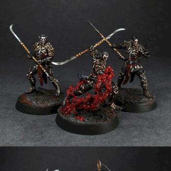 Archvillain games Dark elves drow set by GillianH