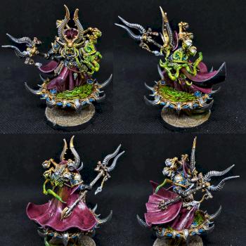 Ahriman on a Disc of Tzeentch by Smutny Klaun