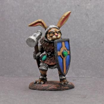 Dark Sword Rabbit Cleric by superbug983