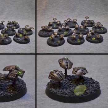 Necron canoptek scarabs by Shi Vral