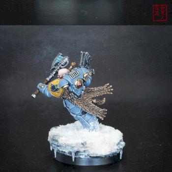 Haldor Icepelt: Space Wolf Battle Leader by Shadow666