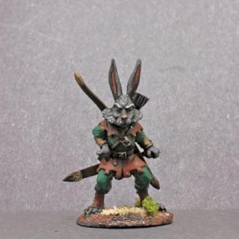 Dark Sword Rabbit Warrior by superbug983