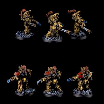 CUSTOM ORDERS Warhammer 30k/40k Legio Custodes Aquilon Terminators with Infernus by cool-minis.com