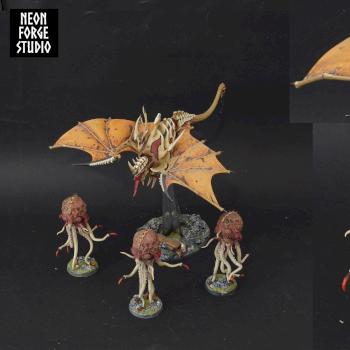 Tyranid Harpy Hive Crone by NeonForgeStudio
