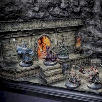 Massive Darkness Diorama by Elevated Minis