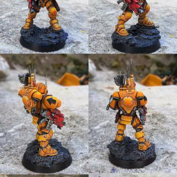 Infiltrator Comms Array Imperial Fist Primaris by CerberusXt