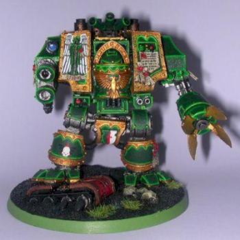 Space Marine Dark Angel Dreadnought by Cyranc