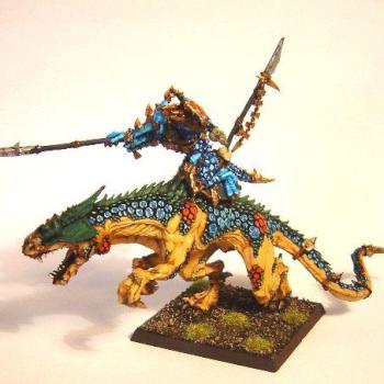 lizardmen carnosour by warcry studio