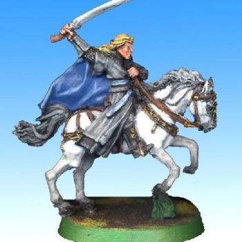 Glorfindel in arcione (Glorfindel on horseback) by DarkElf123