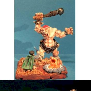 Hobbit & Ogre by skycaptain
