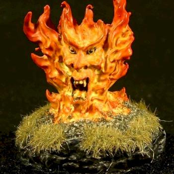 Lesser Fire Elemental by yarddawg