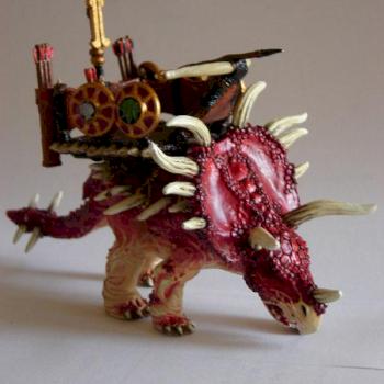 Stegadon Work in progress by Ole