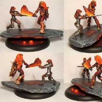 Imogen vs Triel by lonewolf