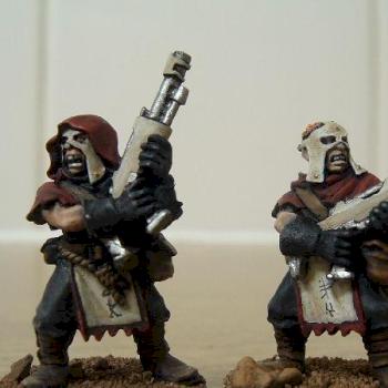 close up of necromunda gang by jamiebecciwalsh
