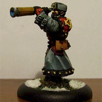 Mortar crew Khador by Baru