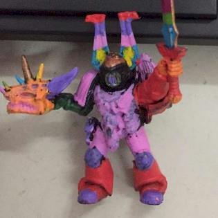 coolest rainbow space Marine by harryoldman