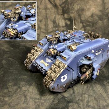 Ultramarines Landraider by Mens Paints Studio