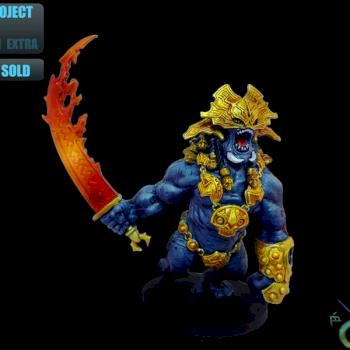 Fire Giant Blood Rage [EN] New commission of economic paintjob (Tabletop Basic Level) for the game B by BerenMiniaturasStudio