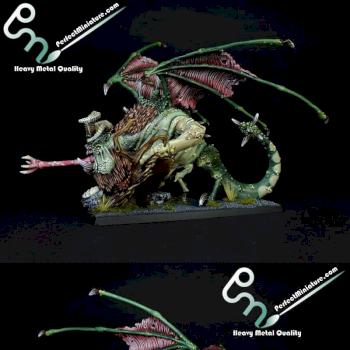 Beastmen Jabberslythe by perfectminiaturecom