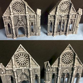 Armorcast cathedrals building ruins by Byteknight