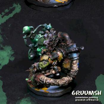 Big mek with shokk attack gun by Gruumsh