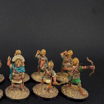 28mm Aventine ~  Eastern Auxiliary Archers Unit by avalonindustries2040
