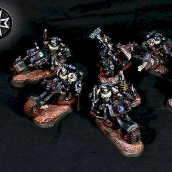 Black templars space marines bikes by Gruumsh