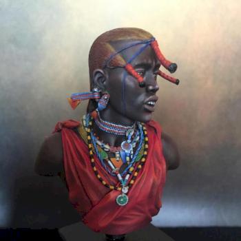 Masai Warrior by Henry.net