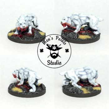 Frostgrave Sabretooth Cat by Mens Paints Studio