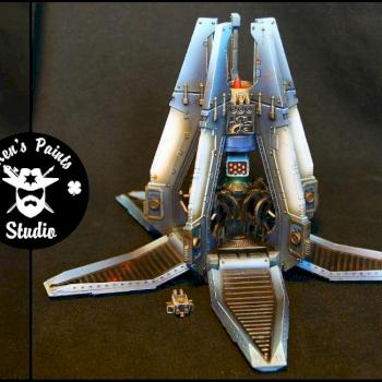 Space Marines Drop Pod by Mens Paints Studio