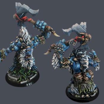 Trollkin Rök, Heavy Warbeast by Sebbychou