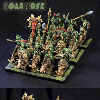 Savage orc boar boyz by Gruumsh