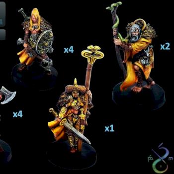 Serpent Clan Bood Rage Economic paintjob (Tabletop Basic Level) by BerenMiniaturasStudio