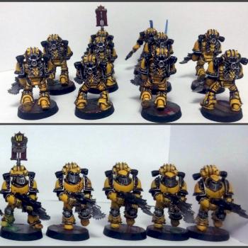 Imperial Fists MKIII tactical squad by Old inquisitor